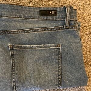 Kut From The Kloth Elizabeth Fab Ab High Rise Straight Leg Crop size 14